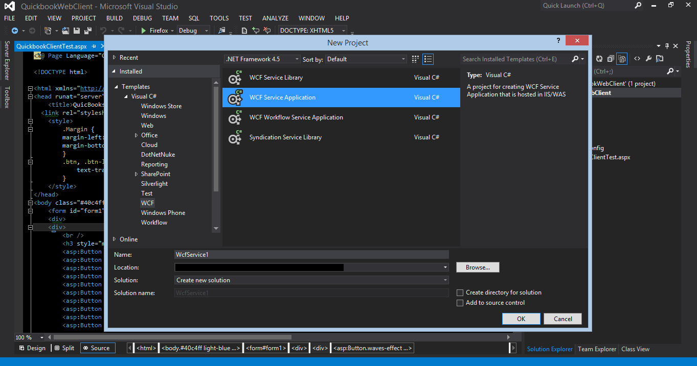 WCF Service Application
